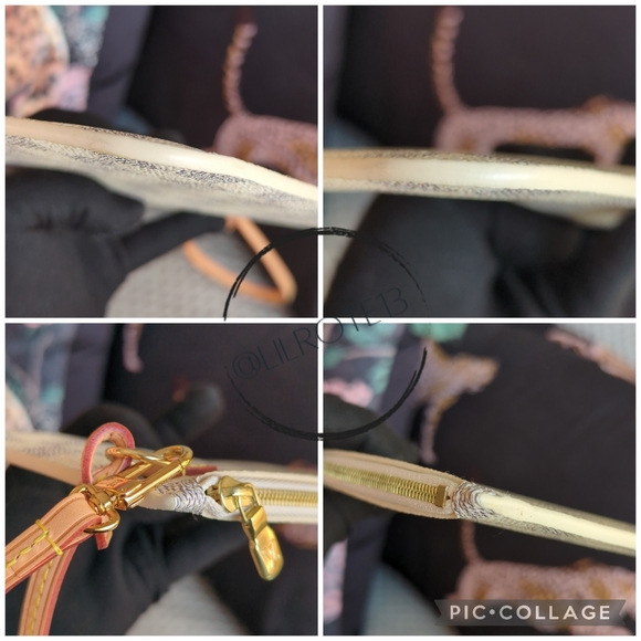 ⚡ FLASH SALE - Louis Vuitton Damier Azur Neverfull Pouch MM - Picture 13 of 13